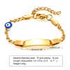 Catena a maglie Incisione Personalizzata Nome Bracciali Per Mamma Bambino Anti Allergia Acciaio Inossidabile Battesimo Infantile Famiglia Amore Regali Gioielli Regolabili Kent2