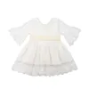 Pudcoco Flower Girl Lace Dress 2020 New Arrival Toddler Kid Baby Girl Pagant Party Weddeses Q0716