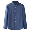 Chemise en denim mince de Spring Hommes surdimensionné Casual Casual Four Seasons - Taille Top Top Male Shirts 8XL 9XL 10XL 210531