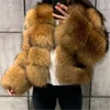 Jacket Winter Faux Fur for Fluffy Jackets Woman Female Clothing Hooded Top Ladies Outerwear