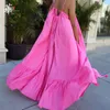 Vestido Sexy de verano a la moda para mujer, Maxi vestido blanco de fiesta, Vestidos largos con espalda descubierta, Ropa de talla grande, Vestidos para mujer