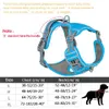 Reflecterende nylon huisdier hond harnas alle weerservice hond ves gevoerde verstelbare veiligheidsvoering lood voor grote middelgrote kleine honden 210729