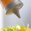 サラダミラーボトルプラスチックマスタードキッチンアクセサリーソーススクイーズ便利なシリコーンミルク調味料ツール210423