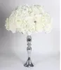 2022 new Artificial flower ball 45cm DIY all kinds of flowerhead wedding silk decoration wall hotel shop window accessories