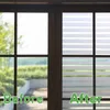 Window Stickers Sticker Striped Decal Non-Adhesive Privacy Film, Glass Film Tint For Home Kitchen And Office