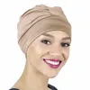 Muzułmańskie kobiety Modal Bawełna Podnośnik Bonnet Stretch Wewnętrzna Hidżab Turban Cap Kobieta Islamska Head Wrap Wrap Headband Turbante Mujer