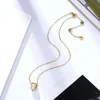 Straight titanium steel white shell necklace women039s Ring Necklace hip hop jewelry6534002