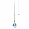 Colorful Crystal pendant Drops crystal prism hanging Pipa Pendants Chain Home Decoration T2I53134