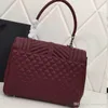 Dame Damen Umhängetaschen Lammfell Tasche Marke Schulter Messenger Handtasche Karierte Taschen Dame Kette Gürtel Brieftasche