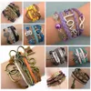 Ensemble de 30 pièces de bracelets à breloques infini pour femmes, mélange de styles de chaîne, bracelets en corde métallique, cadeaux de fête d'amitié br6377251