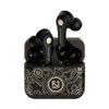 EUA Stock Luxo Black Rose Gold Fones de ouvido Bluetooth Headset Sem Fio In-Ear Sports Music Headsets A37256L