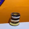 Unisex-Ringe, silberfarbener Buchstaben-Druck-Ring, Herren- und Damen-Roségold-Ring für Liebhaber, Paar-Ring als Geschenk, hohe Qualität