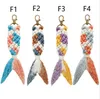 Mulheres Meninas Macrame Keychain Personize Rainbow Weavingtassel Keychains Carro Keyring Titular Bolsa de Jóias Carteira Carteira Chaveiro Chaveiro