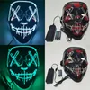 Halloween masque LED allumez des masques drôles L'année électorale de purge Great Festival Cosplay costume fournitures Fête Masked Sea Send T9I001349