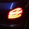 För Peugeot 206 207 206C baklyktor LED DRL Running lampor dimma ljus ängel ögon bakre parkering taillamp 2004-2008