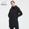 Осень женское пальто с капюшоном повседневная износа качества мода осенние парку бренда GWC20035D 210923