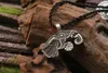 10pcs whole viking retro Raven of Odin Hugin Jewelry Viking Scandinavian Solid Pendant norse amulet necklace