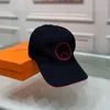 Fritidsbrev Broderi Boll Kepsar Andningsbar Canvas Sun Hat Justerbar Högkvalitativ Baseball Curved Hat