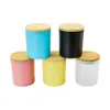Smoking Glass Stash Jar Mix 5 colori per custodia per tabacco secco 98 * 81 MM Bottiglia grande per barattoli di erbe secche a tenuta d'aria