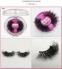 50 paia / lotto Ciglia di visone 25mm Fluffy Disordinato 3D Ciglia finte Lunghe ciglia naturali Trucco all'ingrosso Lash