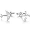 Novelty Airplane Wedding Party Suit Shirt Men's Cufflinks Cuff Links Jewelry New