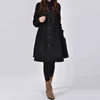 Cappotto da donna autunno inverno lungo allentato plus size maternità gravidanza mantello femminile collo alto giacche a maniche lavorate a maglia 211110