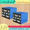 Liitokala 3.2 فولت 200ah lifepo4 بطارية حزمة 3C التفريغ بطاريات الفوسفات الحديد الليثيوم لمدة 4 ثانية 12 فولت 24 فولت خلية يخت الشمسية RV