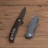 1Pcs Top Quality Flipper Folding Knife D2 Stone Wash Drop Point Blade G10 + Stainless Steel Sheet Handle Ball Bearing EDC Pocket Knives 3 Handles Colors