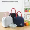Storage Bags Women Men Kids Portable Insulated Lunch Bag Box Picnic Tote Large Capacity Heat-resistant Durable
