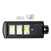 120/240 / 360COB Солнечное питание PIR Motion Wall Street Light Light для садовой дороги - D