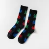 Hiver haute qualité Harajuku chaussette Style mauvaises herbes chaussettes pour femmes hommes coton Hip Hop chaussettes homme Meias hommes Calcetines X0710