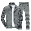 Spring Camouflage Tracksuit Mens Set Sportswear 2 Piece Sporting Suit Jacket +Pant Plus Size 4xl Men Clothes Track Men 'S Tracksuits u