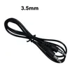 Black 35mm Silverplated Connectors Male To Male AUX o Cable for Speaker Phone Headphone MP3 MP4 DVD CD ect a516495853