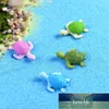 4 pcs mini tartaruga tartaruga miniatura fada jardim decoração DIY boneca casa terrário micro paisagem decoração