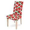 Capa de cadeira de estiramento de morango Protetor de assento multifuncional elástico para casamento El decoração CN (origem)