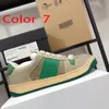 lady Flat Casual shoes women Travel leather lace-up sneaker 100% cowhide Trainers fashion Letters woman white brown shoe platform men gym sneakers Large size 35-42-45