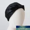 Chapeau de sommeil en soie Pure douce pour femmes, Bonnet de sommeil de nuit, Bonnet de cheveux en soie, couvre-tête confortable, large bande élastique, casquette de perte de cheveux