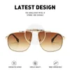 Lunettes de soleil Vintage Fashion UV400 pour hommes 2022 Luxury Retro Lunes Femmes Masculino Luxe Zonnebril Heren2344