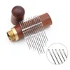 Craft tools Oudere naald-zijgat blind naald hand huishoudelijk naaien roestvrij staal Needless threading kleding 12 stks / set