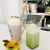 天然の竹のストロー23cm再利用可能な飲酒ストロー環境にやさしい飲料クリーナーブラシホームパーティーウェディングバー飲料ツール