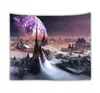 Amazing Night Starry Sky Star Tapestry Carpets 3D Gedrukt Muur Opknoping Picture Bohemian Beach Handdoek Tafel Doek Dekens Wll716