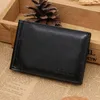 Fashion Mens Leather Money Clip Wallet With Magnet Hasp Credit Card Cash Holder Business Short Designer Purse For Male