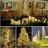 Luces Solar String Fairy Holiday Navidad para Navidad, Césped, Jardín, Boda, Fiesta y Vacaciones (1 / 2Pack)
