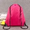 Kids Drawstring Bag Clothes Shoes Bags School Sport Gym PE Dance Backpacks Nylon Backpack Polyester Cord bag by chillcoll DH9578