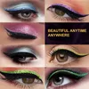 7 kleuren herbruikbare eyeliner en wimpers stickers 2 in 1 waterdicht zelfklevend ooglid strip eye lash make-up tools cosmetica