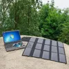 100W Foldbar Solar Handväska med laddare Solpanel Laddare Mini Power Bank Batteri USB Portable