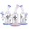 ロイヤルガラスボング 6 アームツリーパーク厚い水パイプ Heady Dab Rigs 水ギセル ビーカー シーシャ 14 ミリメートルボウル 7 インチ