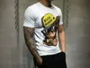 Plein Bear футболка PP Mens Designer Tshirts Front Clothing Мужская страза График с графическим футболкой с печено