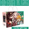 Inne wydarzenie Party Supplies Anime WC Hanako Kun Lucky Gift Bag Kolekcja Pocztówka Plakat Badge Naklejki Bookmark Rękawy Zestaw COS