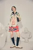Summer Plus Taille Baggy Shirt Femmes manches courtes Blouse lâche peinture Imprimer Collier Vêtements longs surdimensionnés 210427
